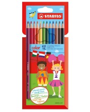 Olovke Stabilo Color – 12 boja -1